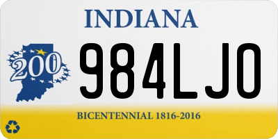 IN license plate 984LJO