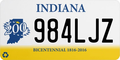 IN license plate 984LJZ