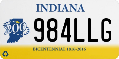 IN license plate 984LLG