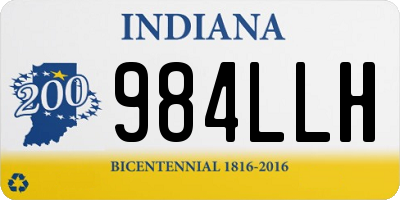 IN license plate 984LLH