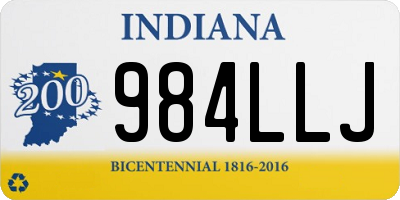 IN license plate 984LLJ