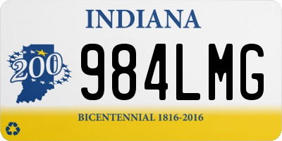 IN license plate 984LMG