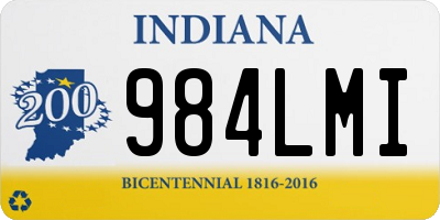 IN license plate 984LMI