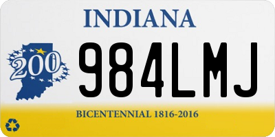 IN license plate 984LMJ