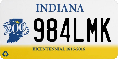 IN license plate 984LMK