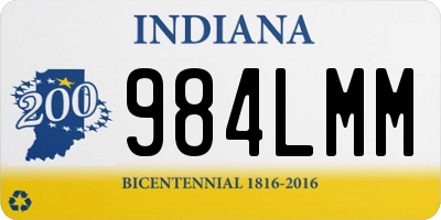 IN license plate 984LMM