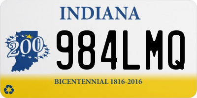 IN license plate 984LMQ