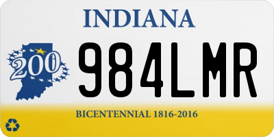 IN license plate 984LMR