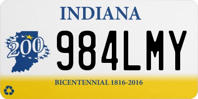 IN license plate 984LMY