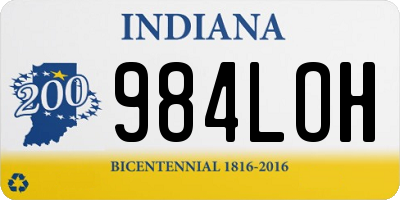 IN license plate 984LOH