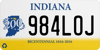 IN license plate 984LOJ