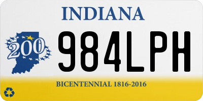 IN license plate 984LPH