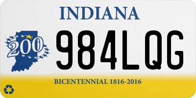 IN license plate 984LQG