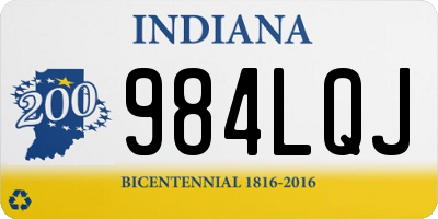 IN license plate 984LQJ