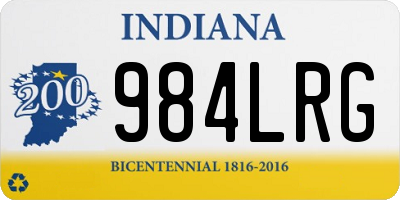 IN license plate 984LRG