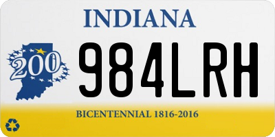 IN license plate 984LRH