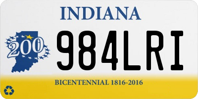 IN license plate 984LRI