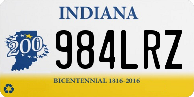 IN license plate 984LRZ