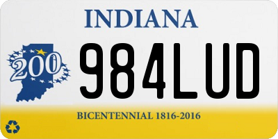 IN license plate 984LUD