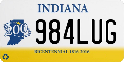 IN license plate 984LUG