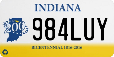 IN license plate 984LUY