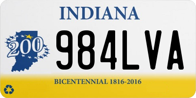 IN license plate 984LVA