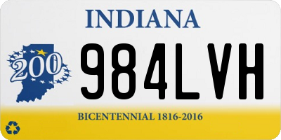 IN license plate 984LVH