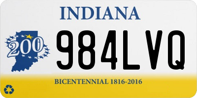 IN license plate 984LVQ