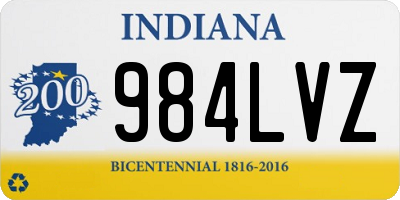 IN license plate 984LVZ