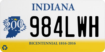 IN license plate 984LWH