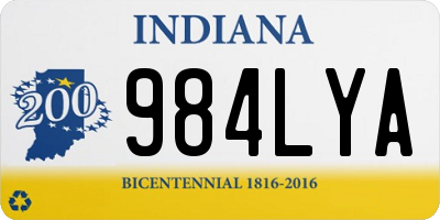 IN license plate 984LYA