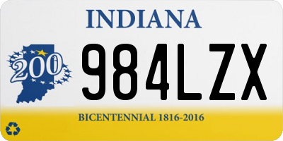 IN license plate 984LZX