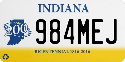 IN license plate 984MEJ