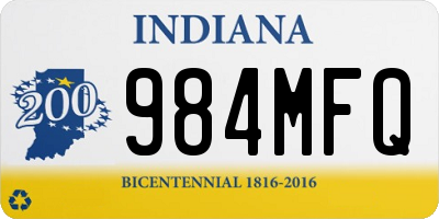 IN license plate 984MFQ