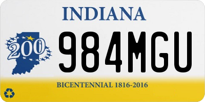 IN license plate 984MGU