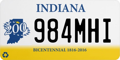 IN license plate 984MHI