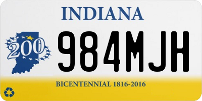 IN license plate 984MJH