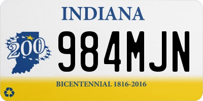 IN license plate 984MJN