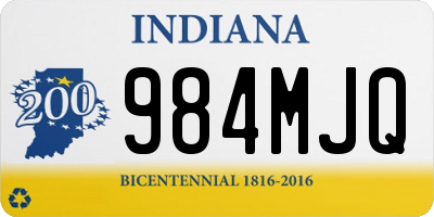 IN license plate 984MJQ