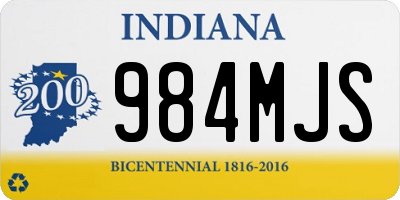 IN license plate 984MJS