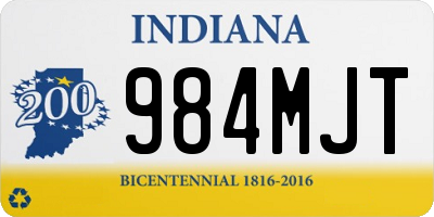 IN license plate 984MJT