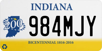 IN license plate 984MJY