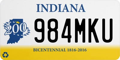 IN license plate 984MKU