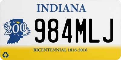 IN license plate 984MLJ