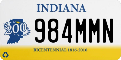 IN license plate 984MMN