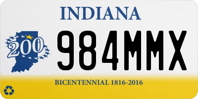 IN license plate 984MMX