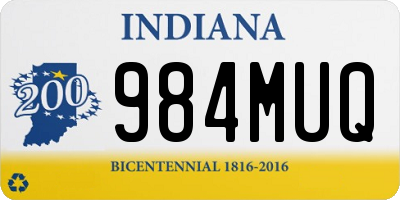 IN license plate 984MUQ