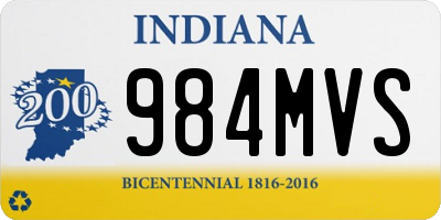 IN license plate 984MVS