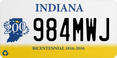 IN license plate 984MWJ