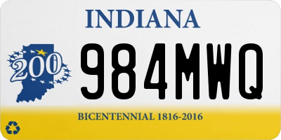 IN license plate 984MWQ